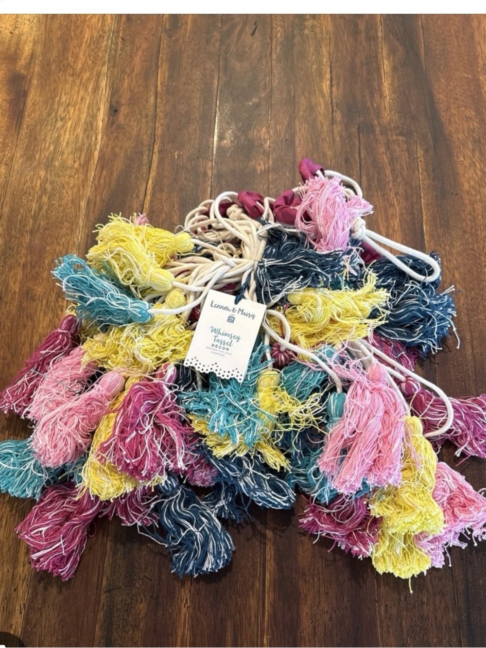 NWT! Pottery Barn Teen Lennon & Maisy Whimsey Tassel Wall Decor